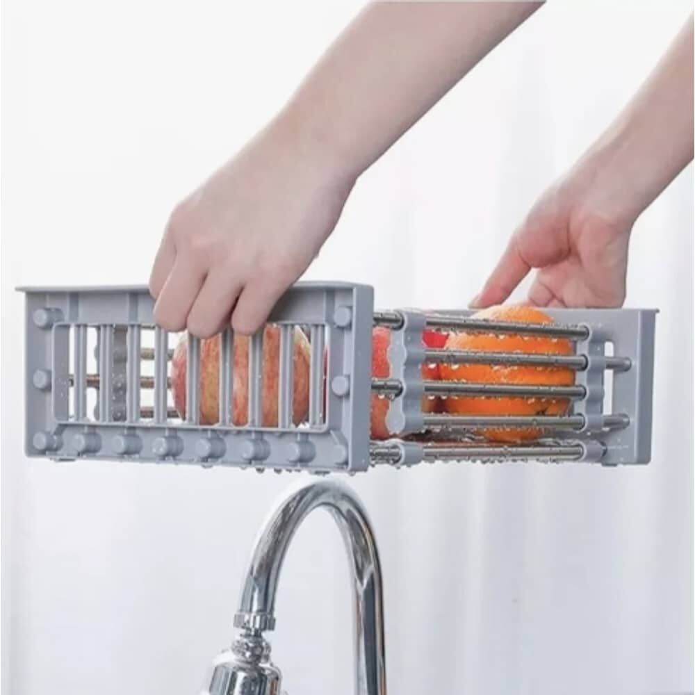 Cesta Canasta Extensible Lavaplatos Escurridor Alimentos image number 4.0