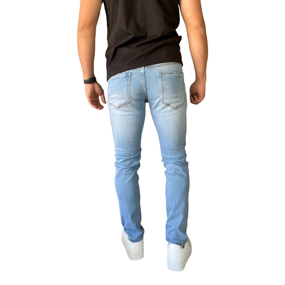 Jeans Super Slim Fit Celeste image number 2.0