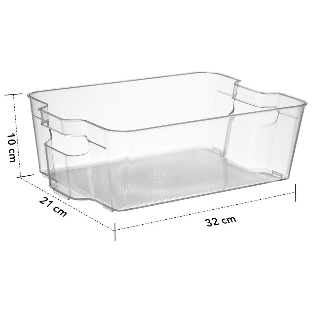 Contenedor Organizador Refrigerador L Clear image number 2.0