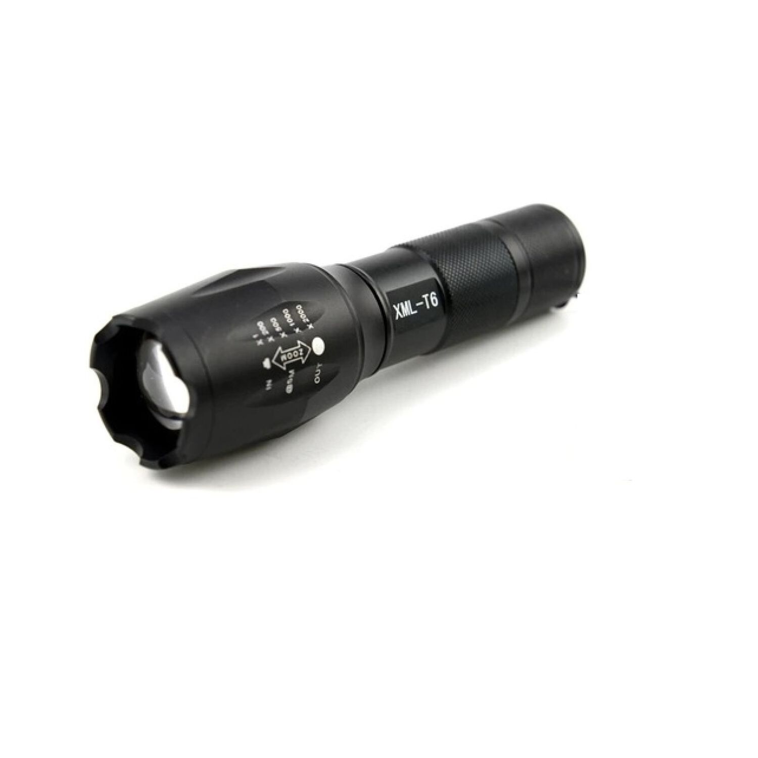 Luz Linterna Led T&aacute;ctica Xml-t6 4000 Lum Grande Zoom Pila Recargable image number 0.0