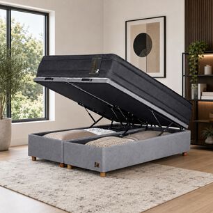 Cama Ba&uacute;l Mons Sauvage / 2 Plazas / Base Dividida
