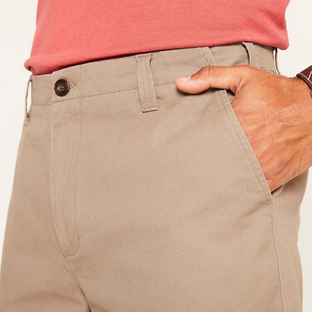 Bermuda B&aacute;sico Regular Tiro Medio Straight Hombre Herald image number 3.0