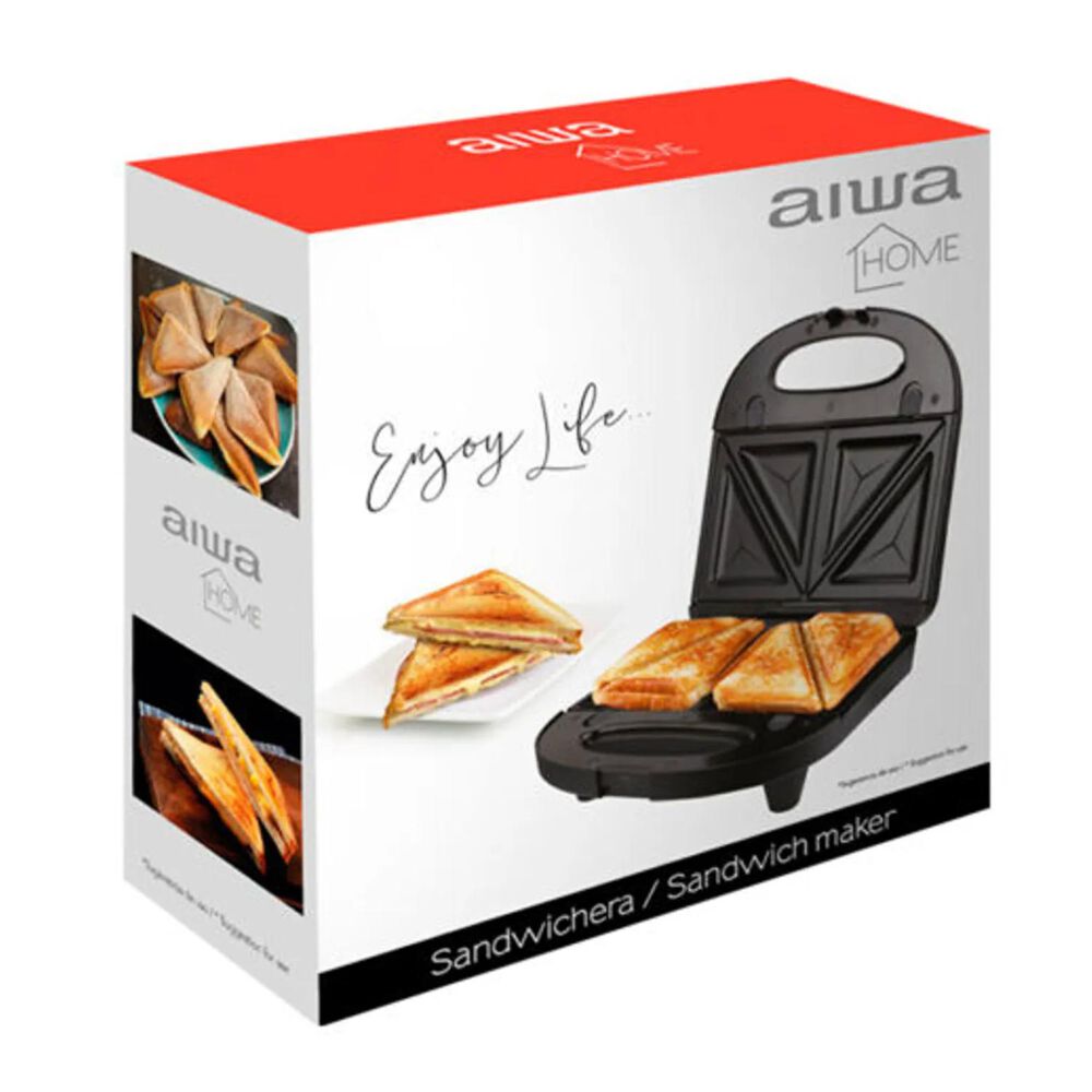 Sandwichera Electrica 700w 2 Panes Negro Aw-sd5000 image number 3.0