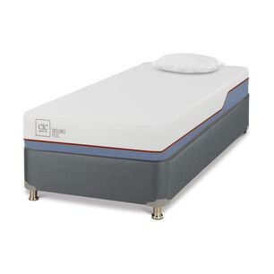 Cama Americana Cic Excellence Plus / 1 Plaza / Base Normal + Almohada