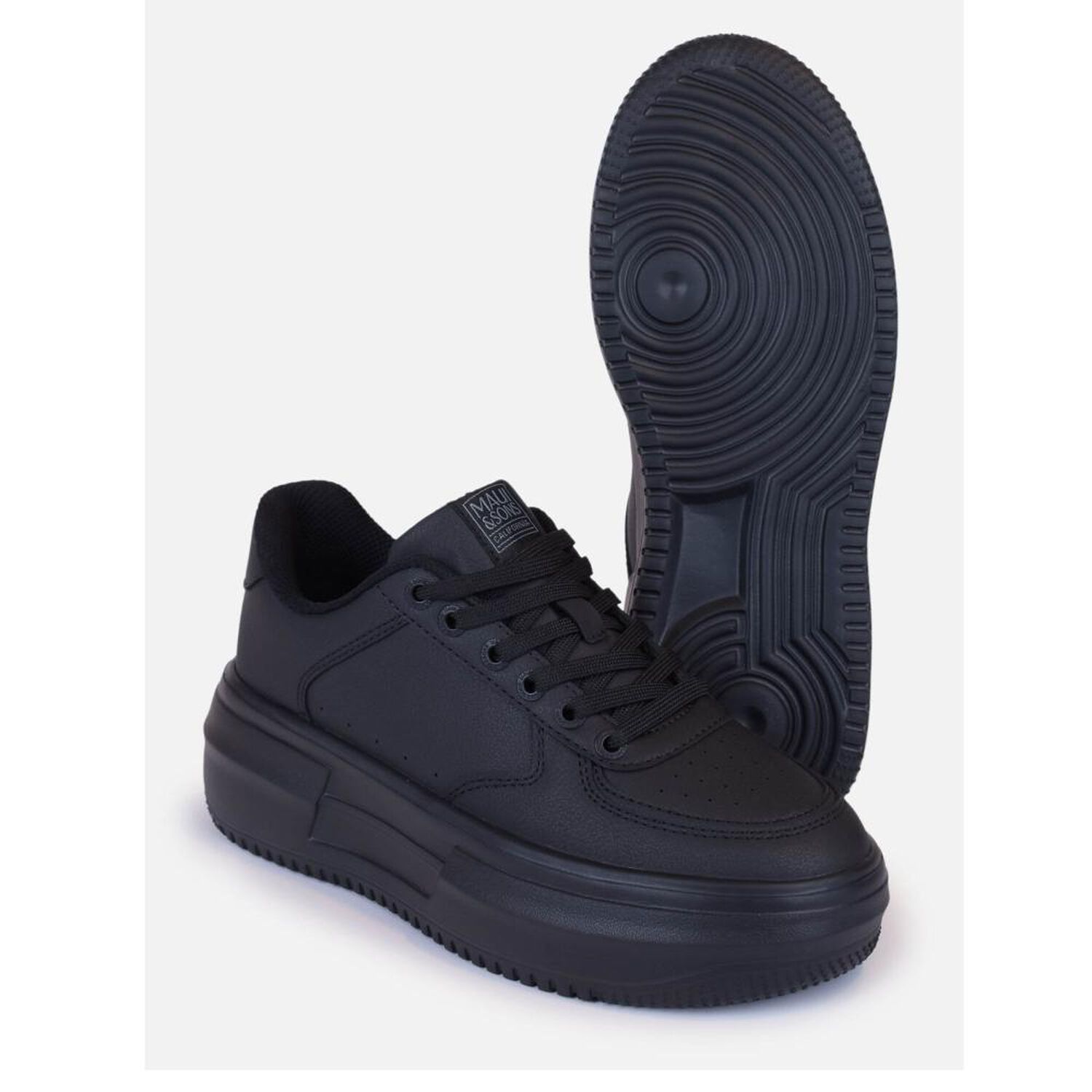 Zapatilla Escolar Mujer Maui & Sons Negro image number 3.0