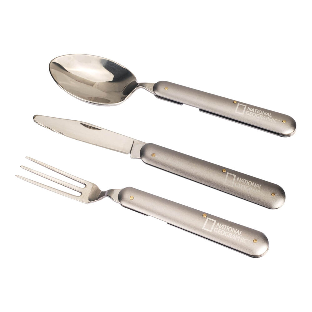 Set Cubiertos De Acero Inox 1 Persona National Geographic image number 0.0