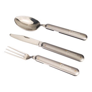 Set Cubiertos De Acero Inox 1 Persona National Geographic