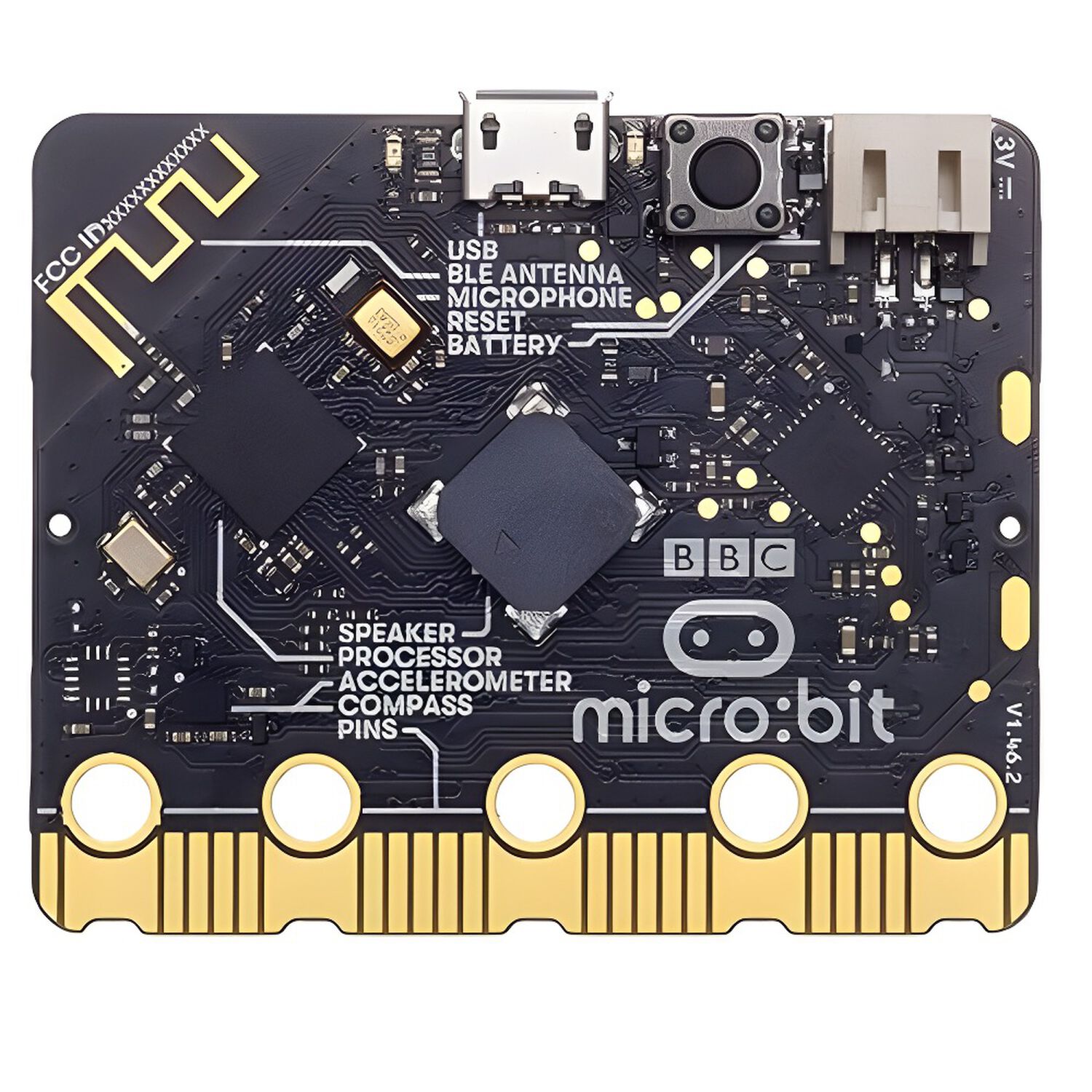 Placa De Programaci&oacute;n Bbc Micro:bit V2 image number 1.0