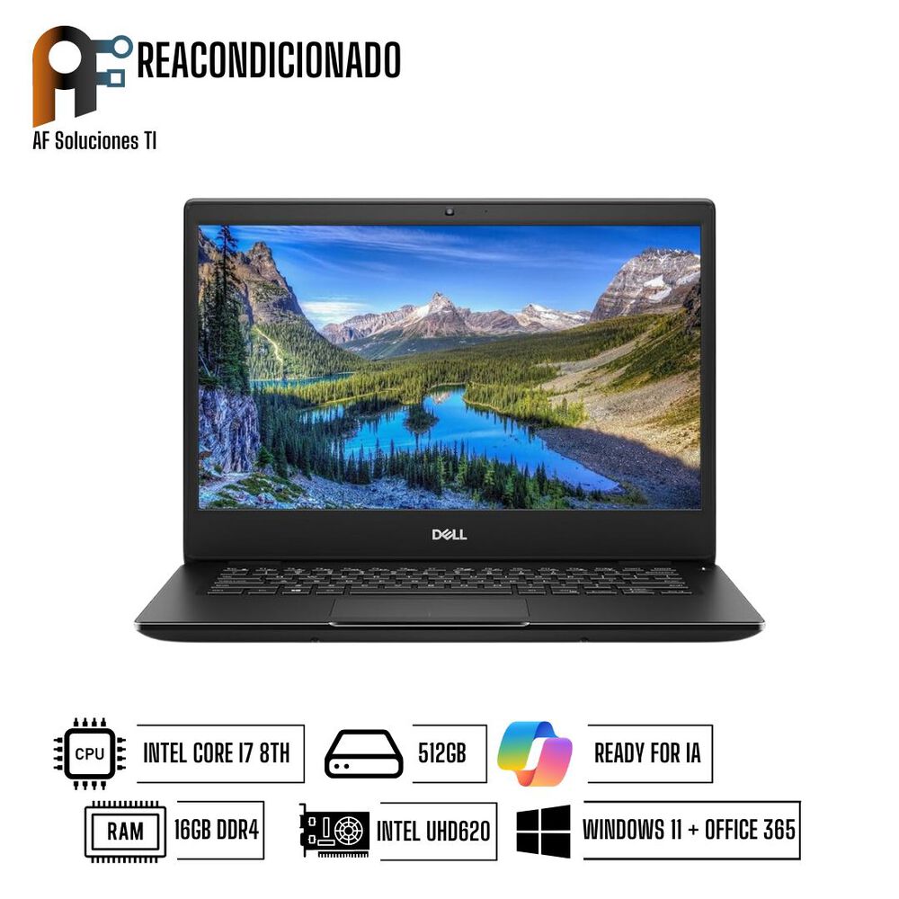 Notebook Dell E7270 I7 6th 16gb 512gb - Win11+office - Reacondicionado Profesional image number 2.0