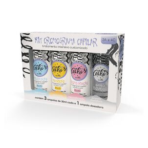 Kit Cronograma Capilar Amo Cachos 3x30ml Griffus