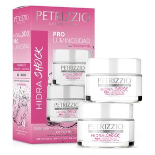 Set De Cremas D&iacute;a + Noche Hidrashock Pro Luminosidad Petrizzio