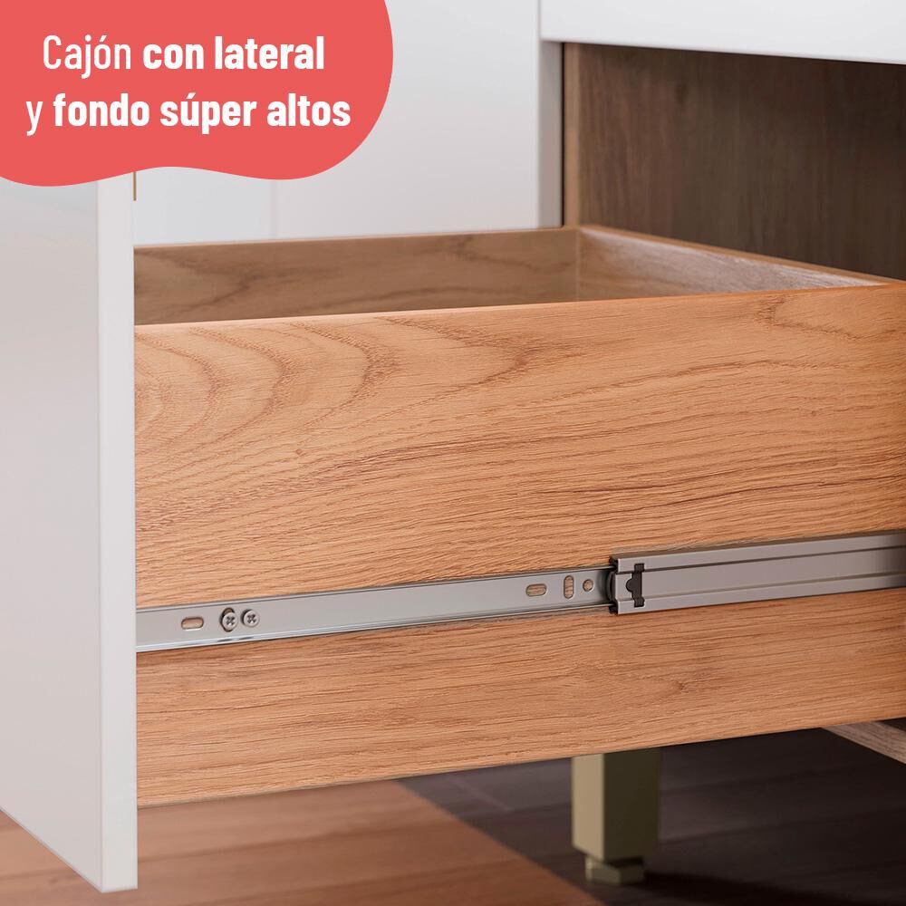 Mueble De Cocina Roca Macadamia / 2 Puertas / 3 Cajones image number 2.0