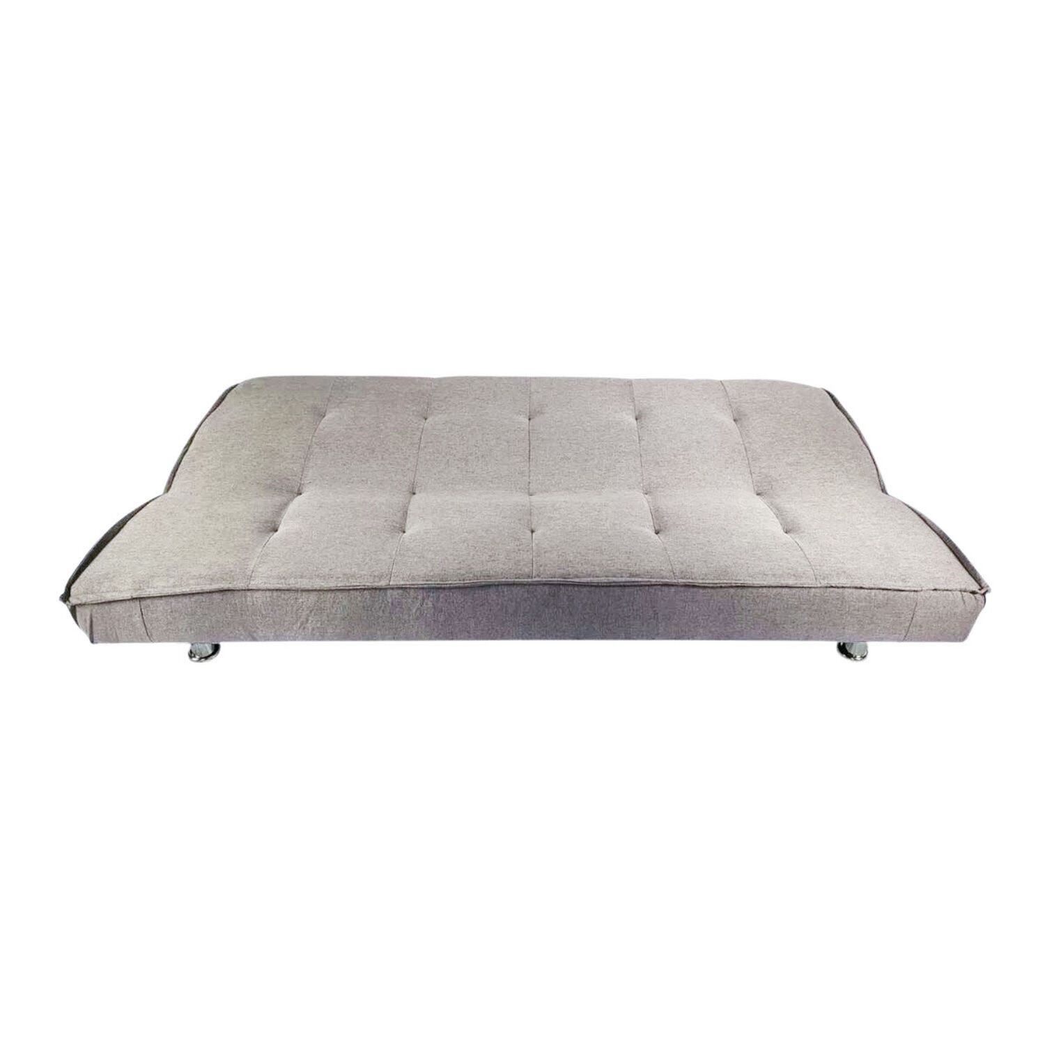 Fut&oacute;n Sof&aacute; Cama Ajustable 170x50x40 Cm Beige image number 4.0