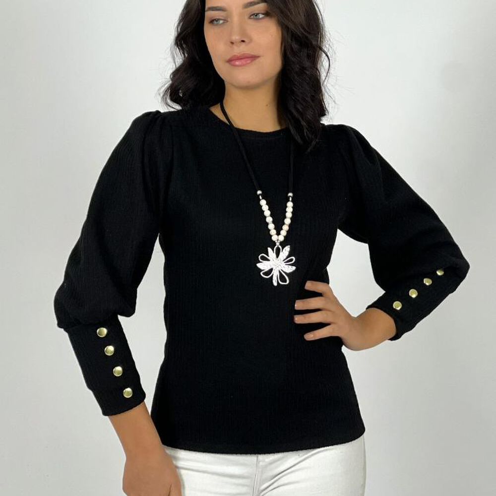 Polera Lanilla Manga Princesa image number 12.0