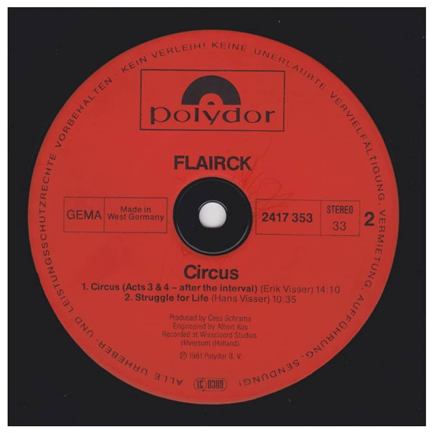 Flairck - Circus | Vinilo Usado image number 3.0