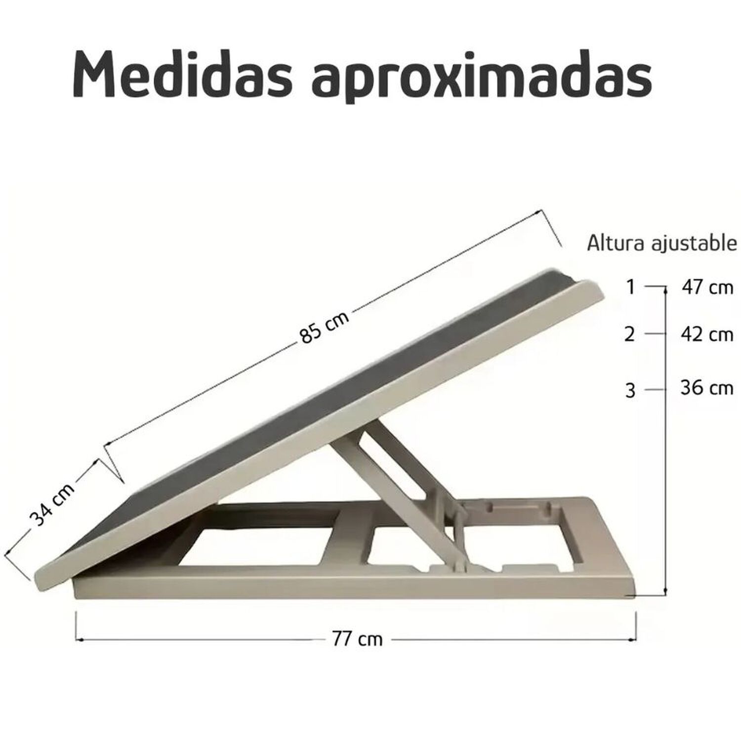 Rampa Para Mascotas Chica Plegable Liviana Compacta 34x85cm image number 5.0