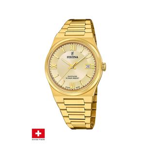 Reloj F20038/2 Festina Swiss Dorado Hombre My Swiss Time