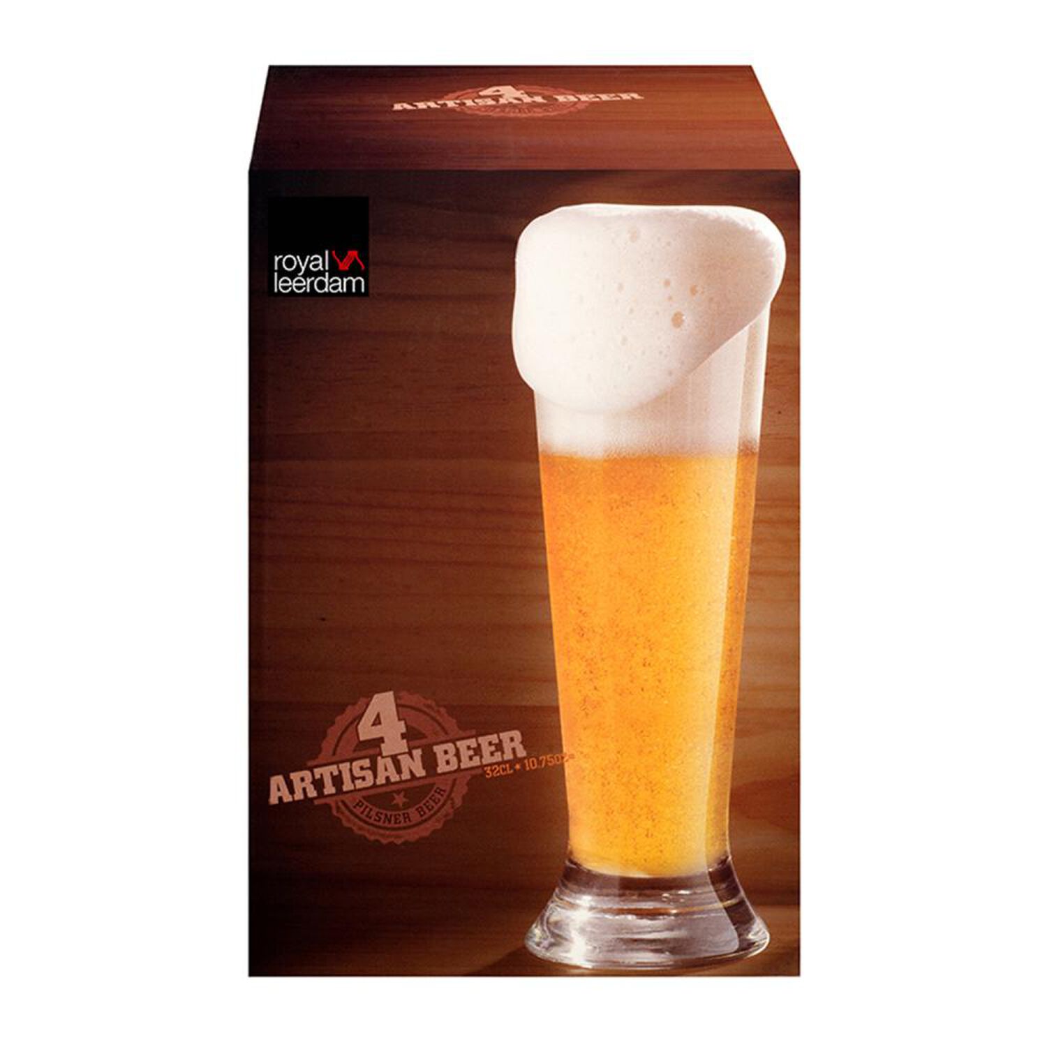 Set De Vasos Royal Leerdam Pilsner / 4 Piezas / 370 Ml image number 1.0
