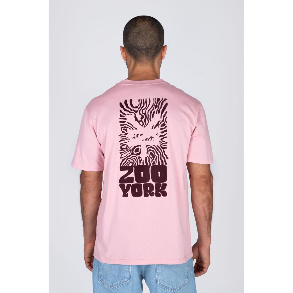 Polera Lisa Manga Corta Cuello Redondo Hombre Zoo York image number 3.0