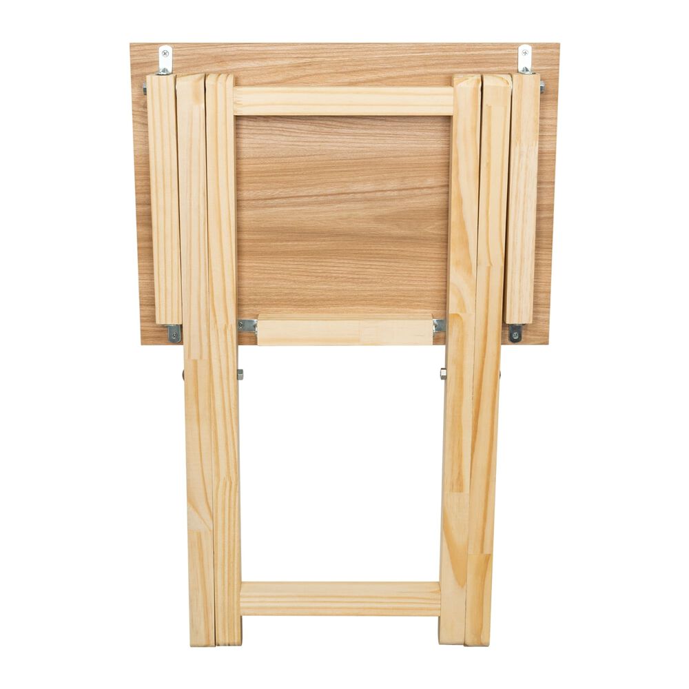 Mesa Plegable 65,7x47,9x35 Cm Cafe Claro image number 2.0