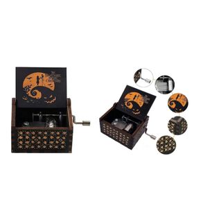 Extra&ntilde;o Mundo De Jack Halloween Caja Musical