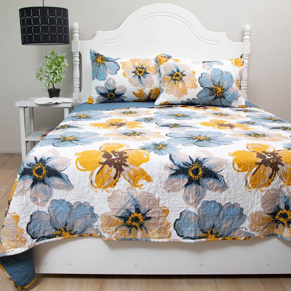 Quilt Doral Flores / 2 Plazas image number 0.0