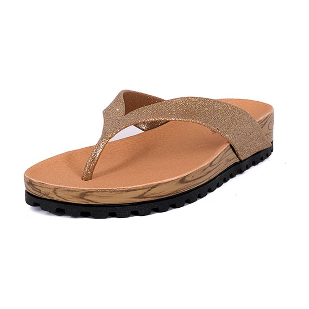 Sandalia Plana Sao Dorado Alquimia image number 0.0