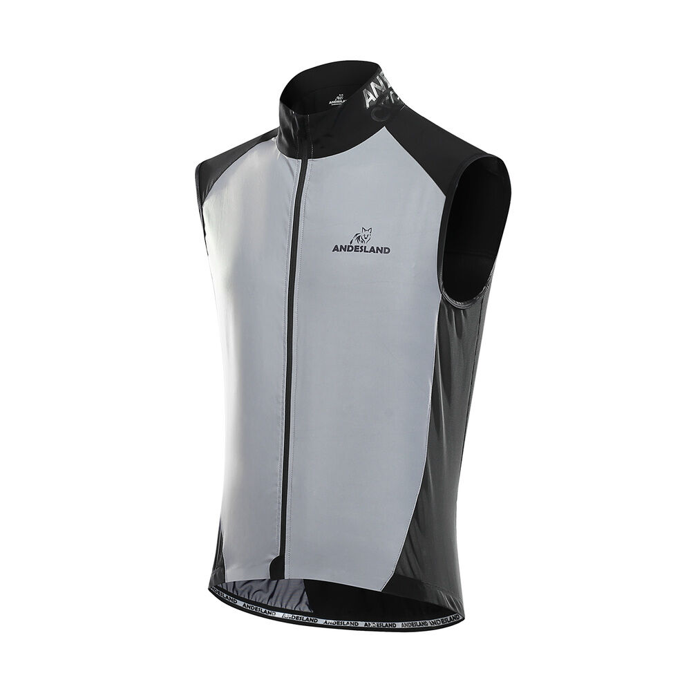 Chaqueta Sin Mangas Cycling Stretch Reflectante Swift Hombre image number 1.0