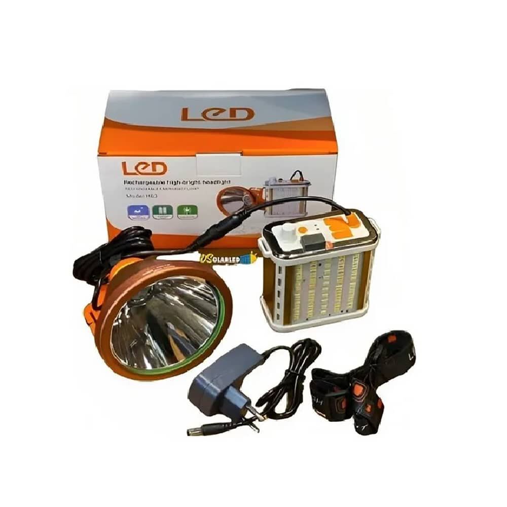 Foco De Caza Recargable Luz Blanca 800w H65 image number 0.0