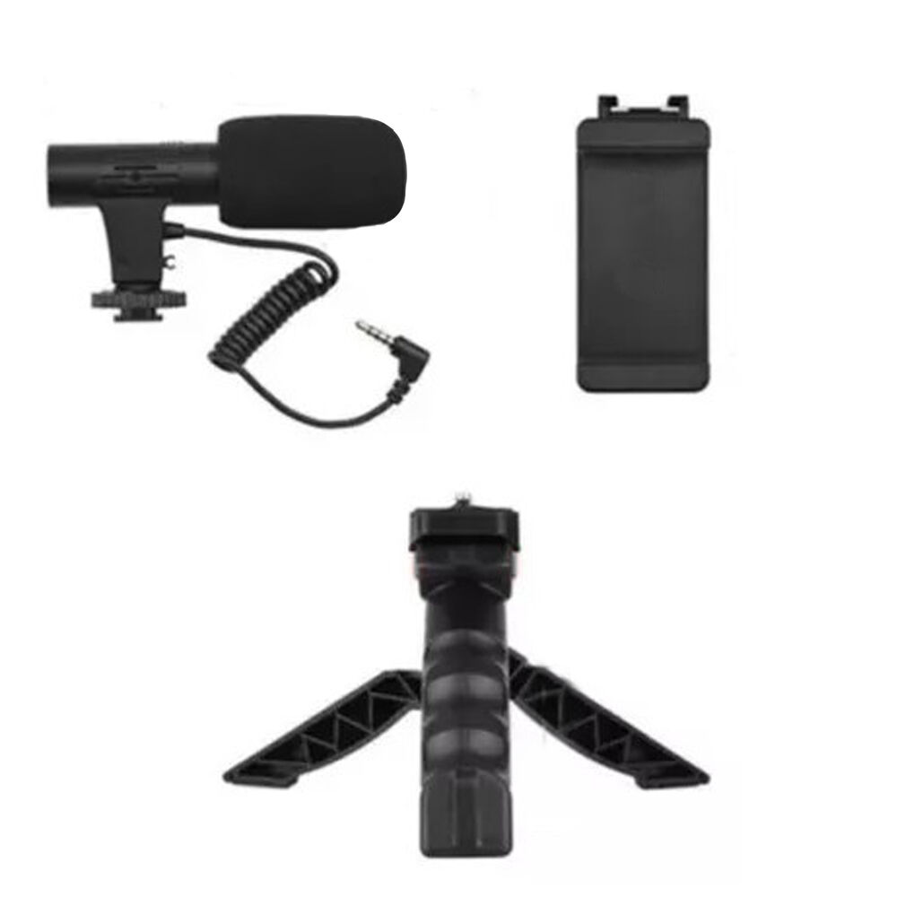 Kit De Video Vlogging Con Microfono/luz/tripode - Crazygames image number 1.0