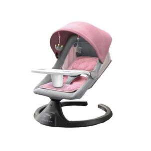Mecedora Eléctrica Reclinable Bluetooth Lubabycas Rosada Mecedora Eléctrica Reclinable Bluetooth Lubabycas Rosada