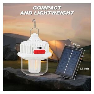 Foco Ampolleta Solar Led Irm 120w Emergencia Camping Usb