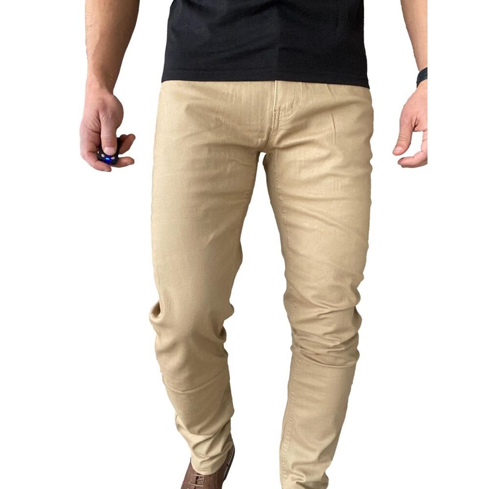 Pantal&oacute;n Tela Elasticado Slim Fit Colores image number 31.0
