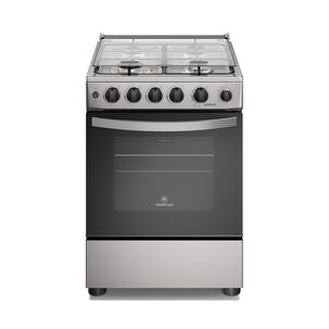 Cocina A Gas 4 Platos Horno Vapor Y Temporizador Fm4tsc Silver