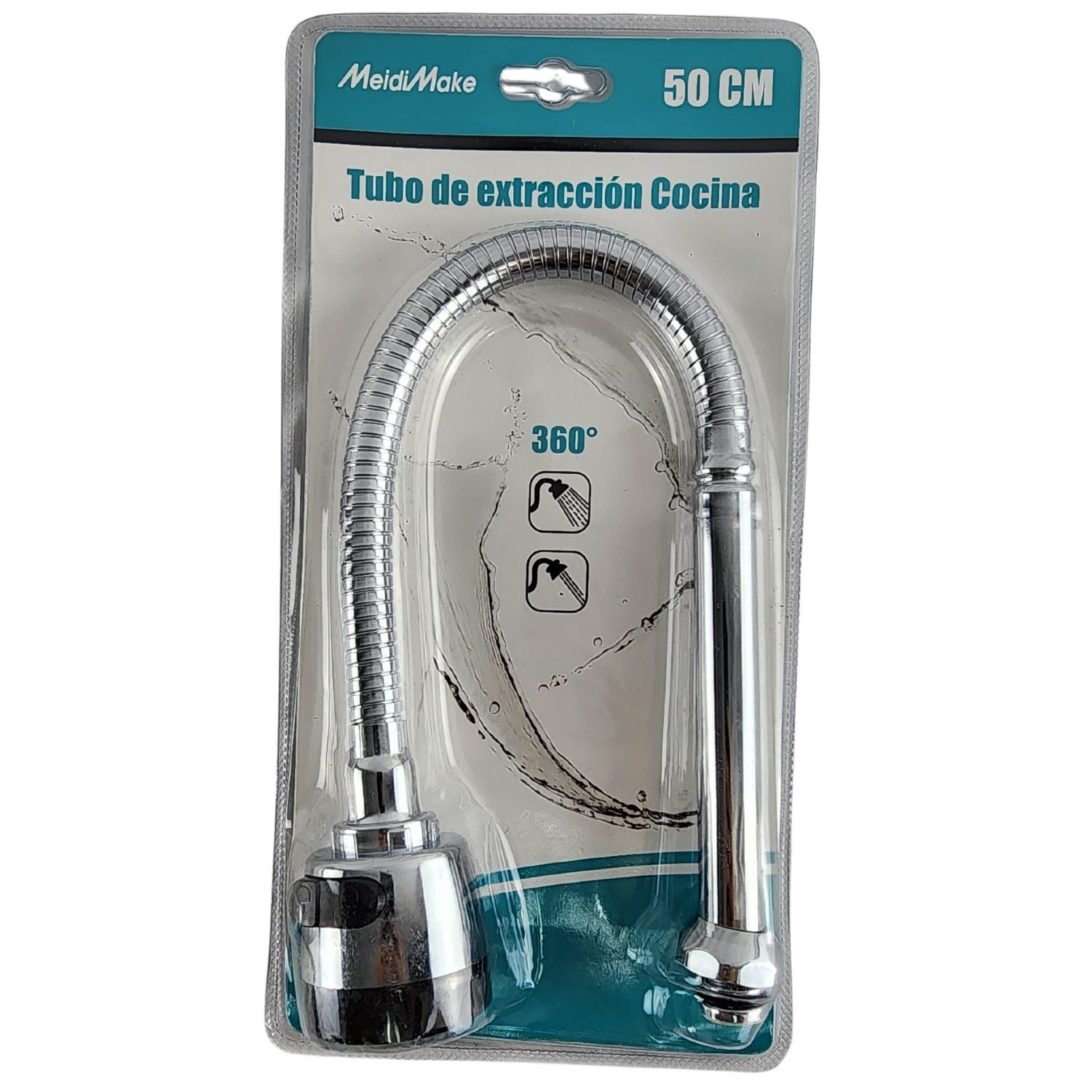 Cuello Flexible Grifo Giratorio 360&deg; Ahorra Agua 2 Modos image number 5.0