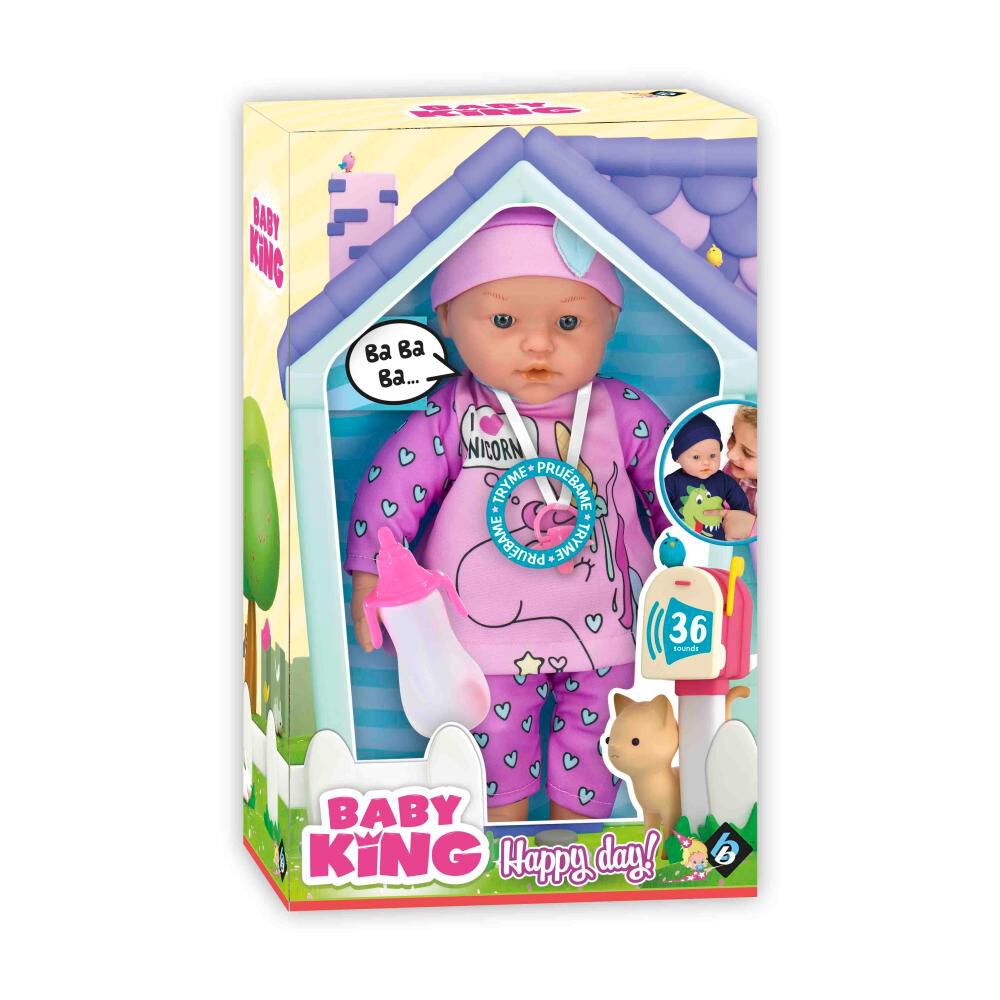 Muñeca Con Biberón Y Chupete Loko Toys image number 3.0