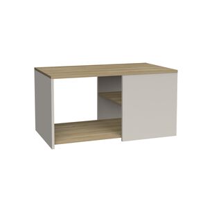 Mesa De Centro Fm Caf&eacute; Claro 42,1x80,1x45,1 Cm