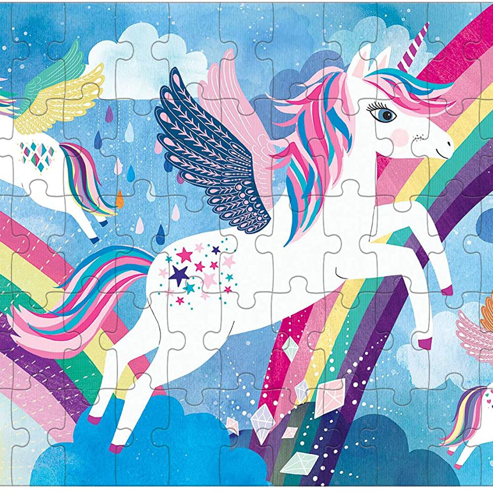 Puzzle 75pcs Lenticular Unicornio Magico Mudpuppy image number 4.0