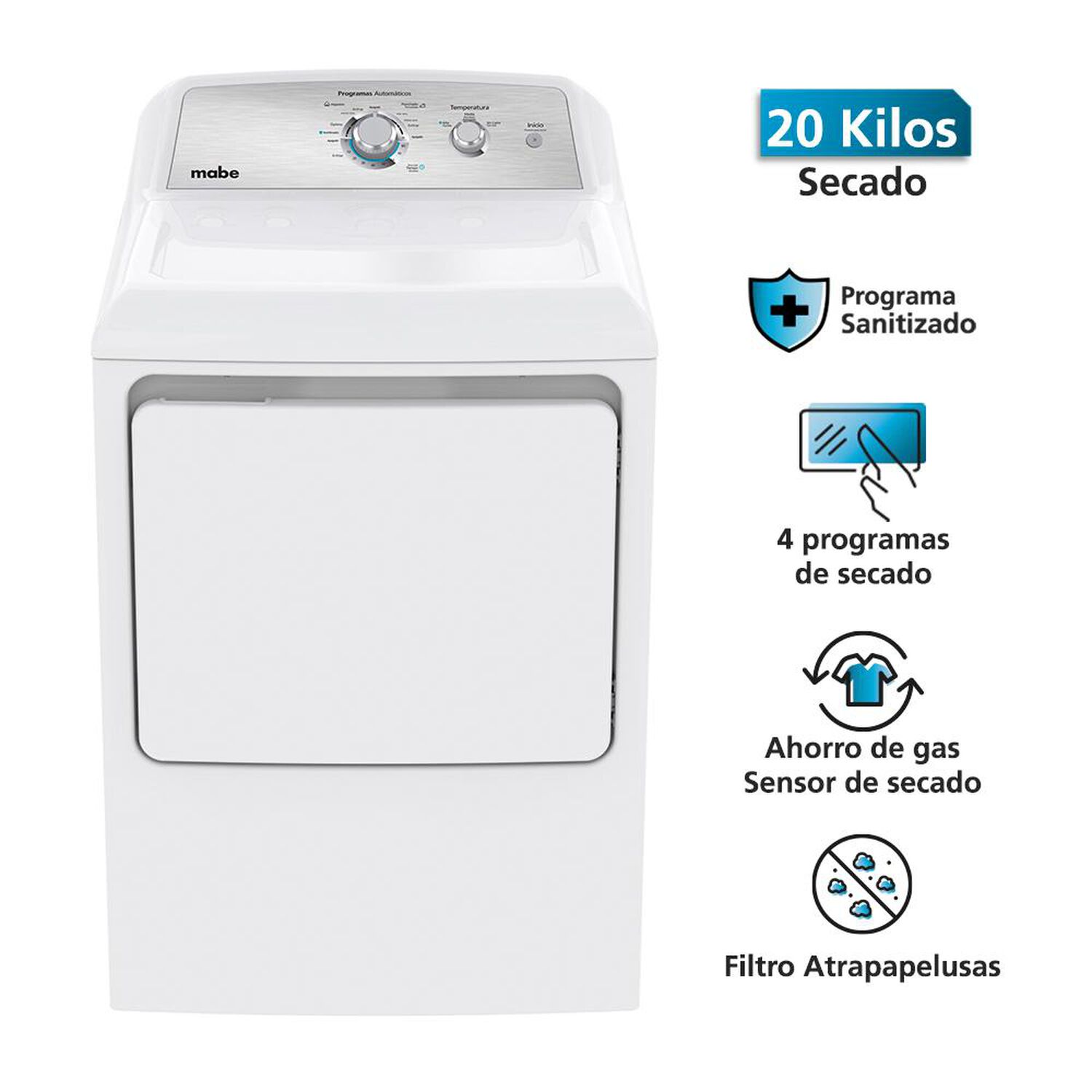 Secadora Mabe SMG26N5MNBCL0 / 20 Kg image number 2.0