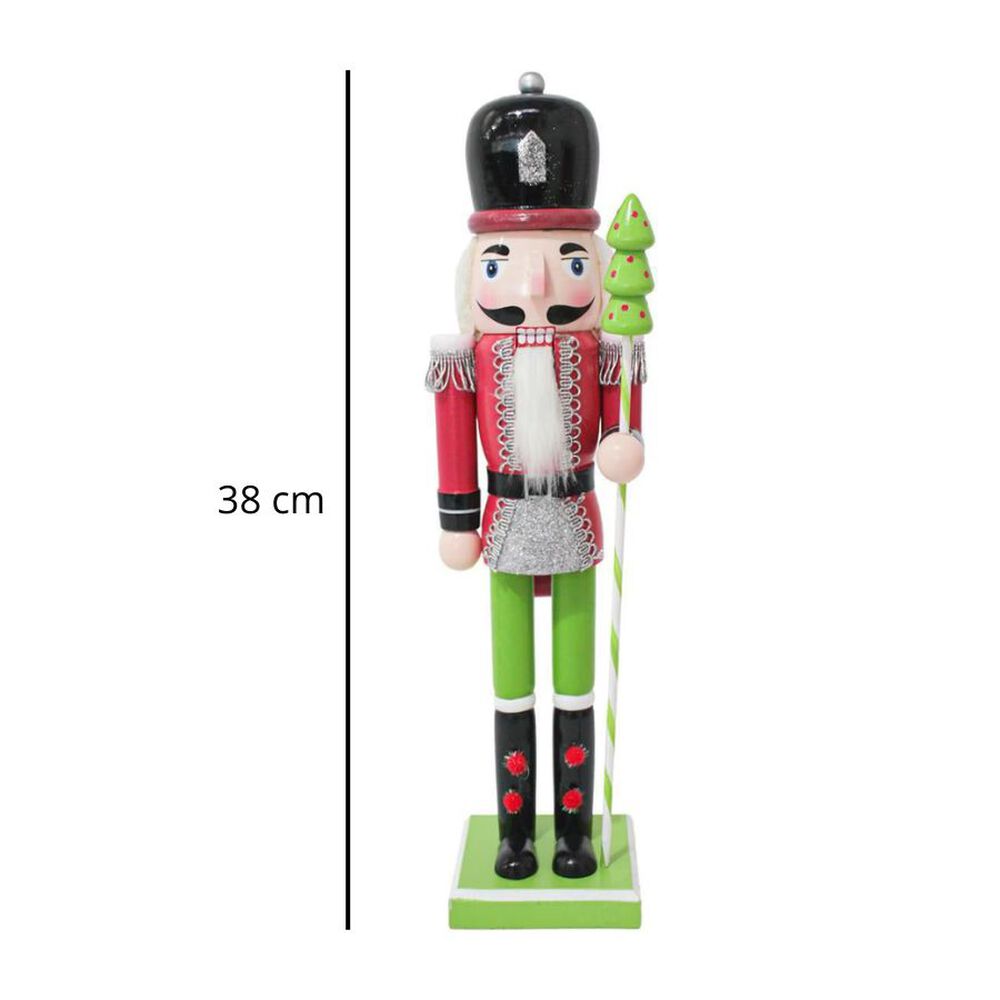 Cascanueces De Madera Figura Decorativa De Navidad 38 Cm image number 3.0