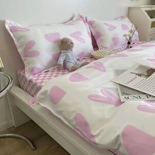 Juego Funda De Plum&oacute;n + Sabana 200 Hilos King