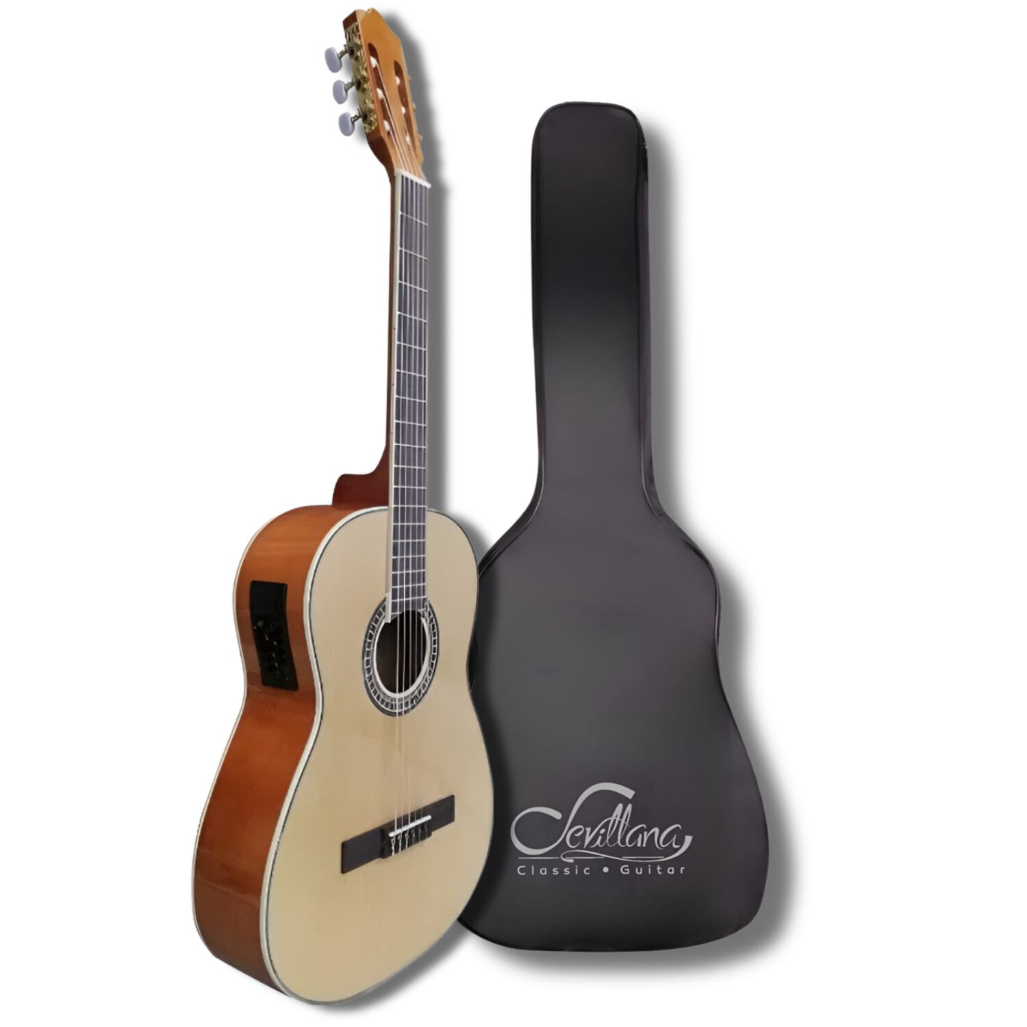 Guitarra Electroac&uacute;stica Sevillana 39&rdquo; Con Alma + Funda 8941 image number 0.0