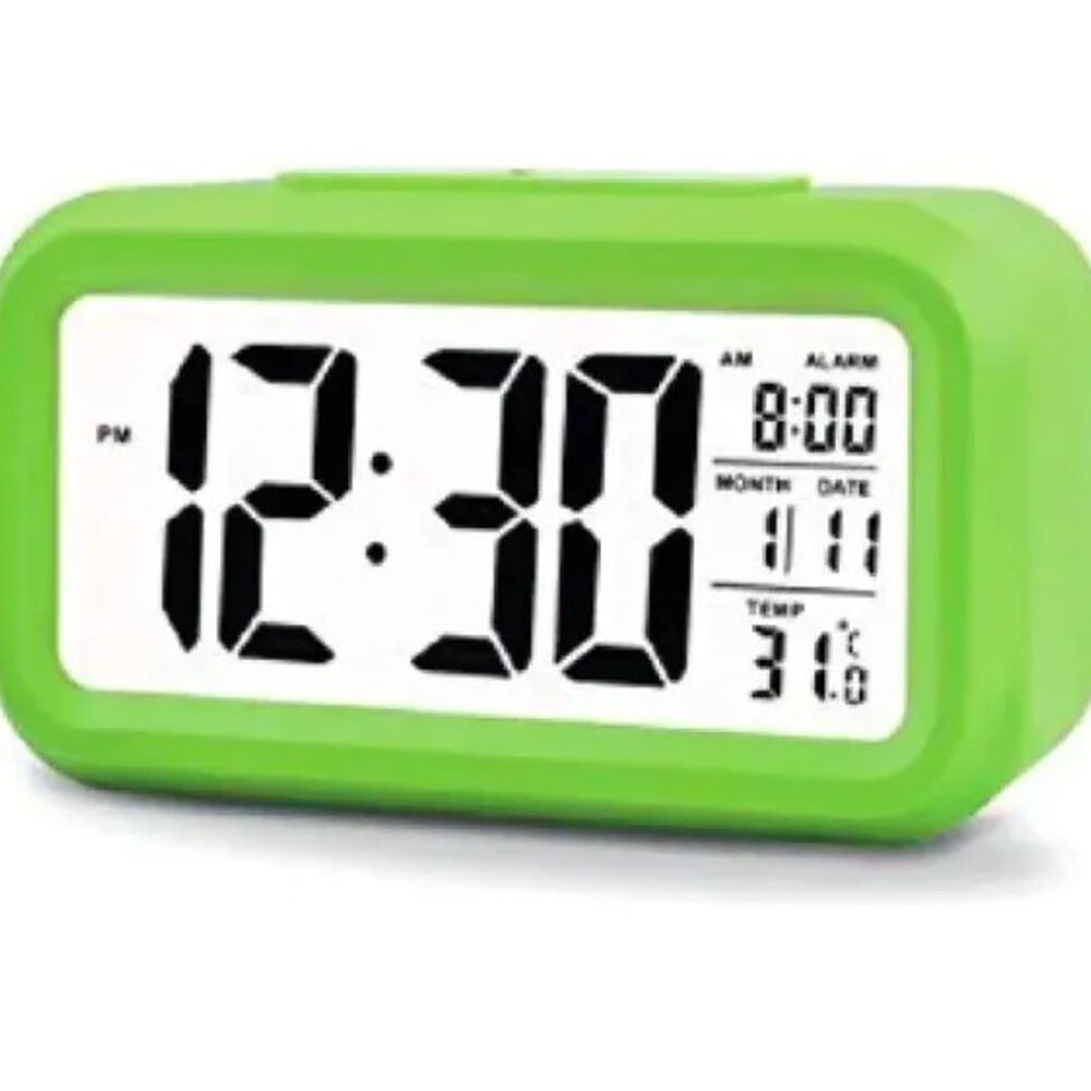 Reloj Despertador Digital Luz Lcd Temperatura image number 0.0