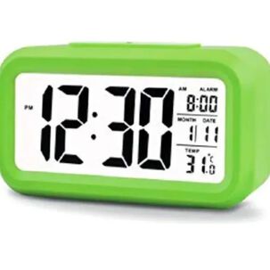 Reloj Despertador Digital Luz Lcd Temperatura