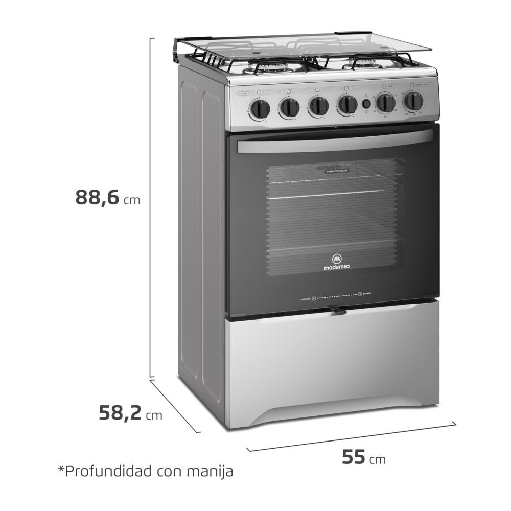 Cocina A Gas Mademsa M 775 ST / 4 Quemadores image number 6.0