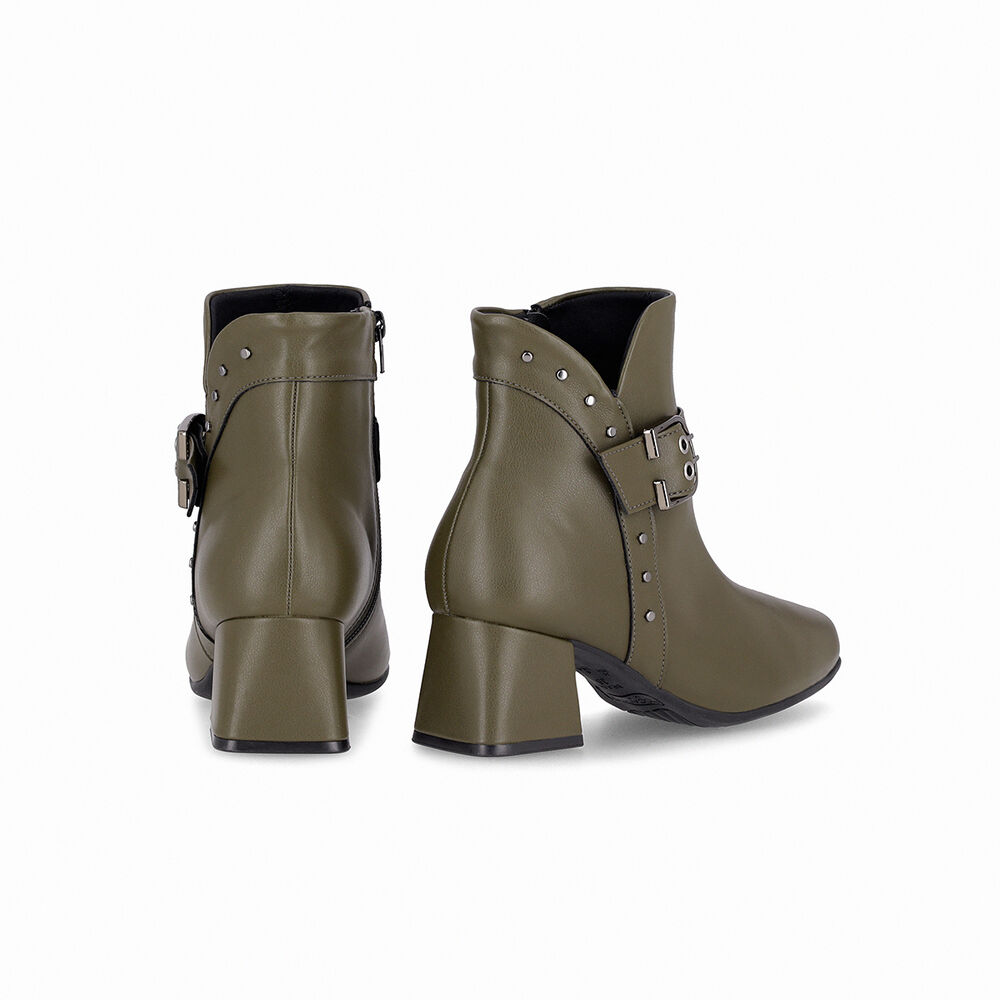Bota Mujer Verde Militar Estela Piccadilly image number 2.0