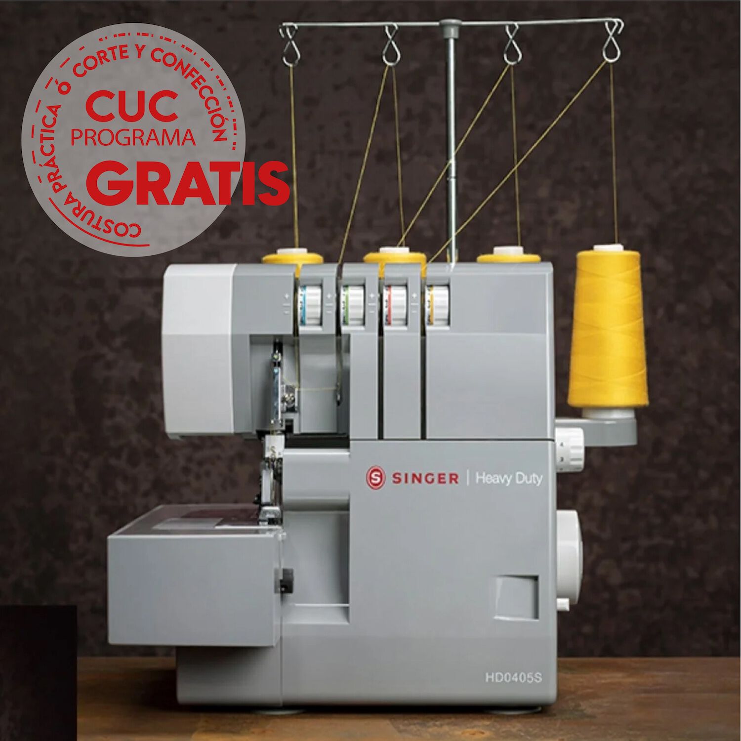 M&aacute;quina Overlock Singer Hd0405s Heavy Duty image number 3.0