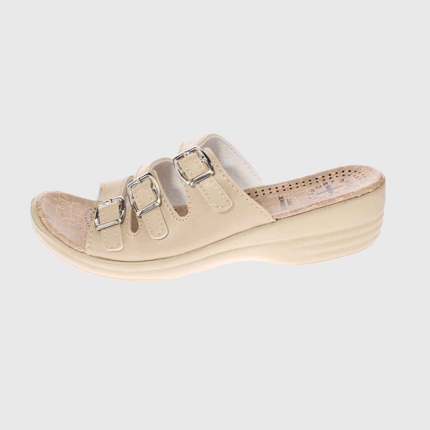 Sandalia Descanso Beige V&iacute;a Franca Art. 58063beige image number 1.0