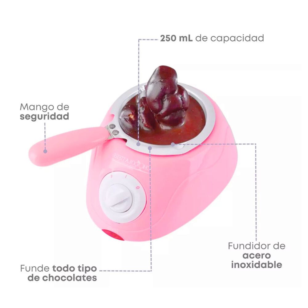 Maquina Olla Funde Derrite Chocolate + Accesorios Postres image number 3.0