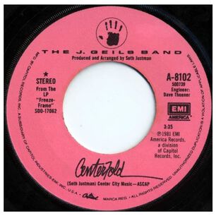 J. Geils Band - Centerfold | 7" Single Vinilo Usado